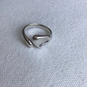 Tiffany Sterling Silver Elsa Peretti Heart Ring